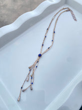 Load image into Gallery viewer, Lapis Vintage Sterling Silver Necklace
