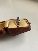 Load image into Gallery viewer, Amethyst Inlay Sterling Silver Ring
