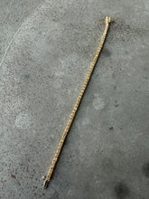 Load image into Gallery viewer, Natural Diamond 14k Yellow Gold Tennis Bracelet 6.75”
