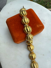 Load image into Gallery viewer, Chunky Italian Gold Vermeil Sailor Clasp Bracelet 7.5”
