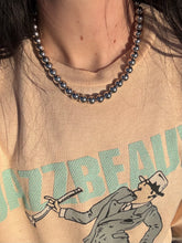 Load image into Gallery viewer, Chunky Ball Bead Sterling Silver Necklace 17”
