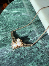 Load image into Gallery viewer, Italian Pearl Gold Vermeil Necklace 18”
