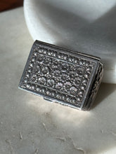 Load image into Gallery viewer, Vintage Floral Sterling Silver Stash Box
