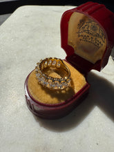 Load image into Gallery viewer, Icy Gold Vermeil Ring Size 8.5
