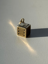 Load image into Gallery viewer, Vintage 14k Gold Dice Charm

