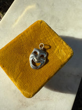 Load image into Gallery viewer, Laugh Now Theatre Mask Sterling Silver Pendant
