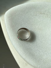 Load image into Gallery viewer, Enamel Heart Star Sterling Silver Ring Size 7
