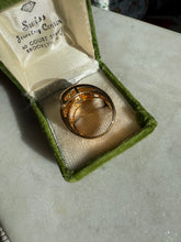 Load image into Gallery viewer, Blue Zircon Gold Vermeil Ring Size 8.25
