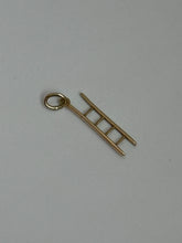 Load image into Gallery viewer, Midcentury 14k Yellow Gold Ladder Charm

