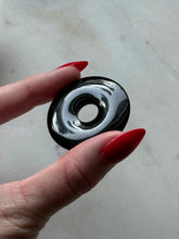 Load image into Gallery viewer, Vintage Black Onyx Circular Disc Pendant
