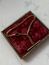Load image into Gallery viewer, Vintage 1/20 12k Gold Filled T-Bar Bracelet 7.75”
