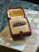 Load image into Gallery viewer, Natural Blue Sapphire Sterling Silver Ring Size 6
