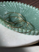Load image into Gallery viewer, Vintage 14k Yellow Gold Thin Bangle Bracelets Set of 3

