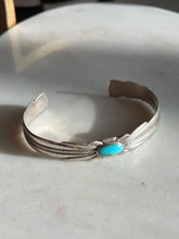 Load image into Gallery viewer, Vintage Turquoise Bell Sterling Silver Cuff Bracelet
