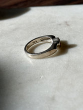 Load image into Gallery viewer, Vintage Garnet Sterling Silver Ring Size 6.5

