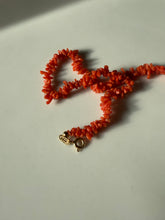 Load image into Gallery viewer, Italian Coral 14k Yellow Gold Ankle Bracelet 10”
