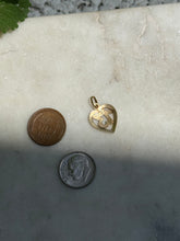 Load image into Gallery viewer, Vintage 18k Gold ‘13’ Heart Charm
