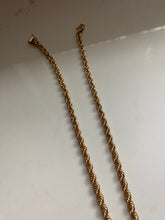 Load image into Gallery viewer, Chunky Rope 14k Yellow Gold Chain w/ Block Clasp
