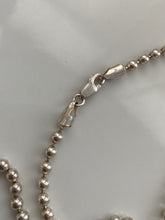 Load image into Gallery viewer, Ball Chain Vintage Sterling Silver Necklace
