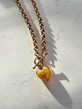 Load image into Gallery viewer, Gold Vermeil Toggle Clasp Necklace 18”
