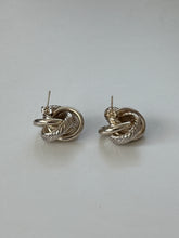 Load image into Gallery viewer, Vintage Sterling Knot Earrings
