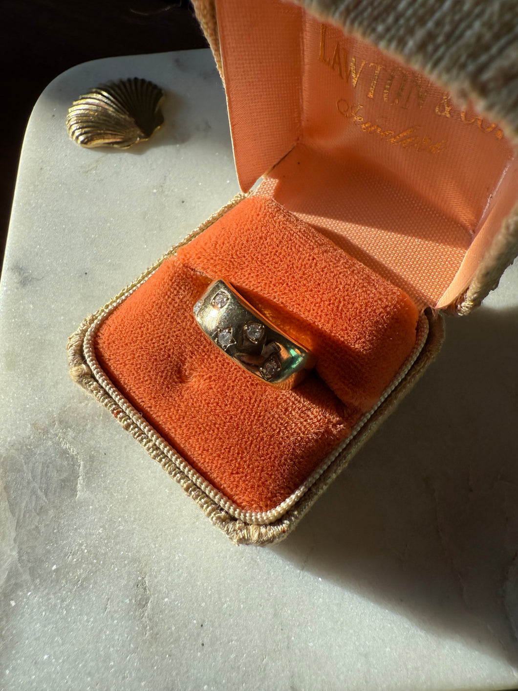 Gold Vermeil Ring Size 5