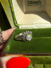Load image into Gallery viewer, Opal Sterling Silver Ring Size 6.25
