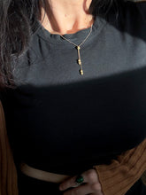 Load image into Gallery viewer, Vintage UnoAErre 18k Gold Ball Chain Lariat Necklace 18”
