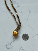 Load image into Gallery viewer, Gold Vermeil Toggle Clasp Necklace 18”
