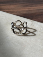 Load image into Gallery viewer, Mexico Sterling Silver Wide Band Ring Size 9
