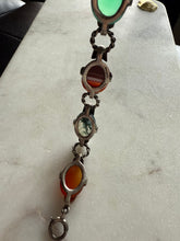 Load image into Gallery viewer, Scottish Agate Sterling Silver Bracelet 7.25”
