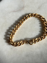 Load image into Gallery viewer, Midcentury 1/20 12k Gold Fill Curb Link Bracelet 7.15”
