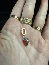 Load image into Gallery viewer, Fire Opal Two-Tone 14k Gold Pendant
