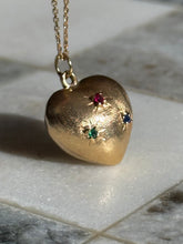 Load image into Gallery viewer, Vintage 1960s Solid 14k Gold Starburst Heart
