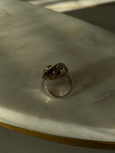 Load image into Gallery viewer, Vintage Opal Sterling Silver Ring Size 9.75
