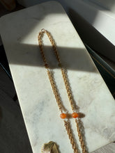 Load image into Gallery viewer, Carved Owl 1/20 14k Gold Filled Necklace
