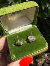 Load image into Gallery viewer, Abalone Shell Sterling Silver Push Back Heart Earrings
