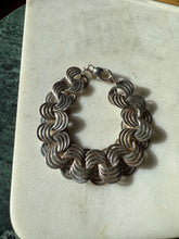 Load image into Gallery viewer, Chunky Sterling Silver Bracelet 7.5”
