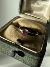 Load image into Gallery viewer, Natural Ruby Sterling Silver &amp; 14k Gold Ring Size 6.25
