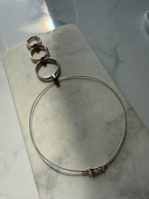 Load image into Gallery viewer, Modernist Sterling Torque Choker 15.5”
