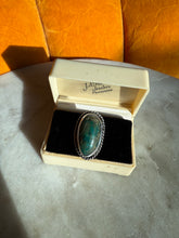 Load image into Gallery viewer, Turquoise Sterling Silver Ring Size 5.25
