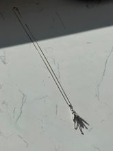 Load image into Gallery viewer, Fuchsia Sterling Silver Necklace 20”
