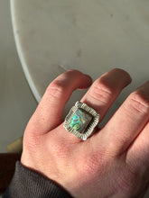 Load image into Gallery viewer, Abalone Sterling Silver Ring Size 6
