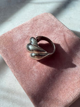 Load image into Gallery viewer, Croissant Loaf Sterling Silver Ring Size 5.75
