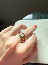 Load image into Gallery viewer, Moonstone Gold Vermeil Ring Size 7.25
