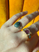 Load image into Gallery viewer, Heart Agate Sterling Silver Ring Size 7.5
