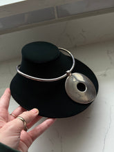 Load image into Gallery viewer, Simon Sebbag Sterling Silver Modernist Choker Necklace
