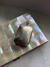 Load image into Gallery viewer, Etched Sterling Silver Box Pendant
