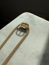 Load image into Gallery viewer, Italian Gold Vermeil Two-Tone Sterling Necklace 17”
