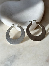 Load image into Gallery viewer, Vintage Sterling Silver Hoops

